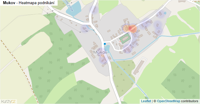 Mukov - mapa podnikání