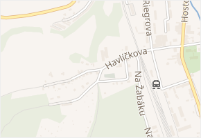 Českých bratří v obci Hronov - mapa ulice