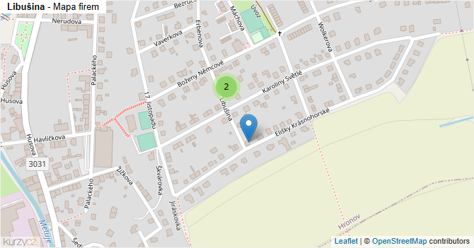 Libušina - mapa firem