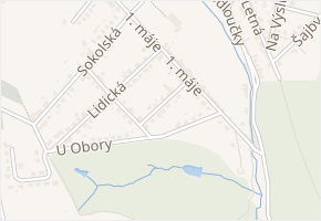 Dolní v obci Hrotovice - mapa ulice