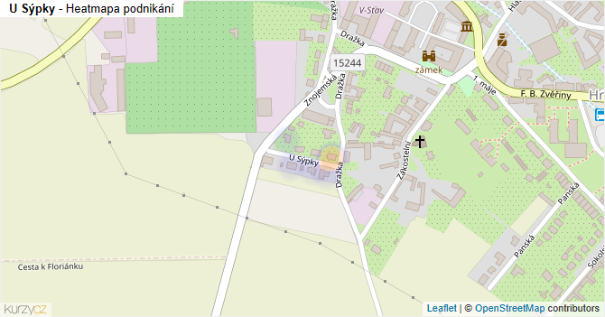 U Sýpky - mapa podnikání