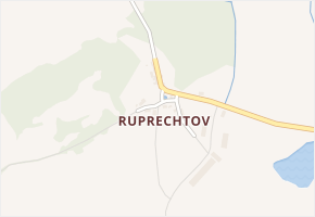 Ruprechtov v obci Hroznětín - mapa části obce