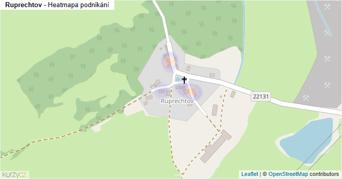 Ruprechtov - mapa podnikání