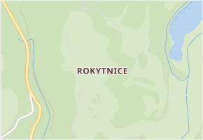 Rokytnice v obci Hrubá Skála - mapa části obce
