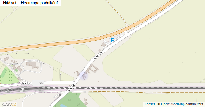 Nádraží - mapa podnikání
