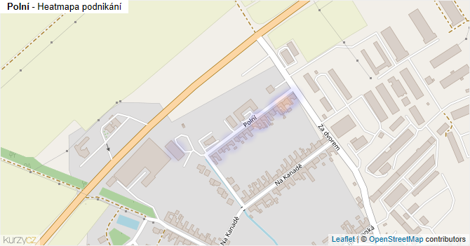 Polní - mapa podnikání