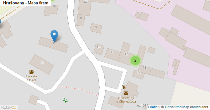 Hrušovany - mapa firem
