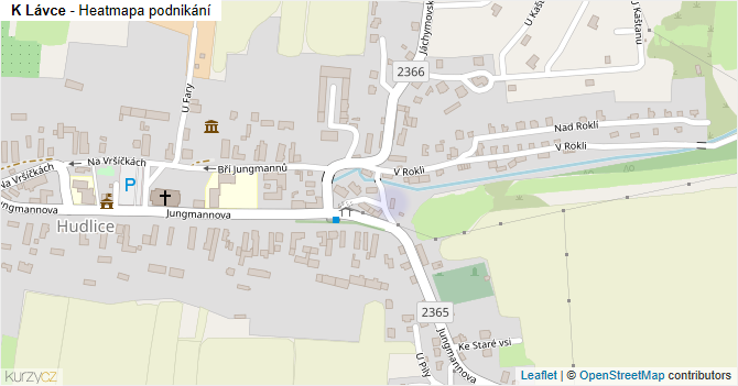 K Lávce - mapa podnikání
