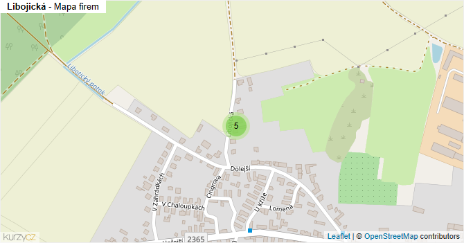Libojická - mapa firem