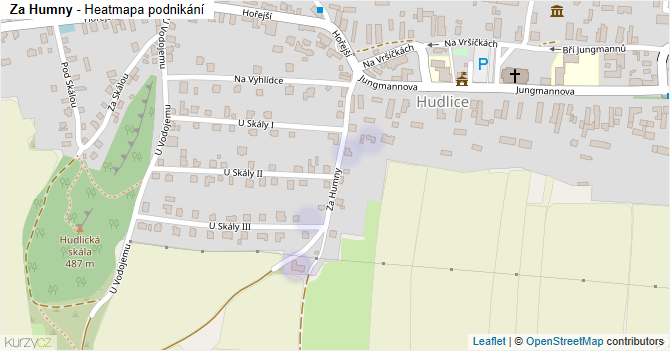 Za Humny - mapa podnikání