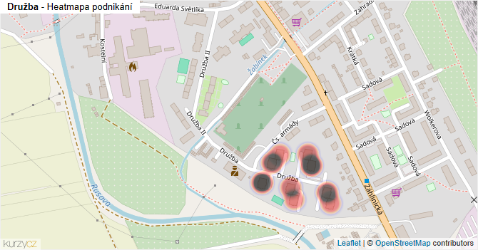 Družba - mapa podnikání