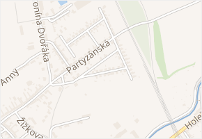 Františka Kokeše v obci Hulín - mapa ulice