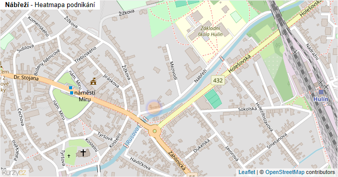 Nábřeží - mapa podnikání