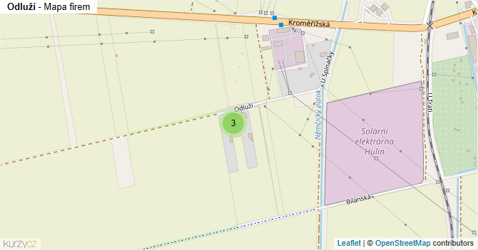 Odluží - mapa firem