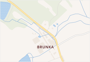 Brunka v obci Humpolec - mapa ulice