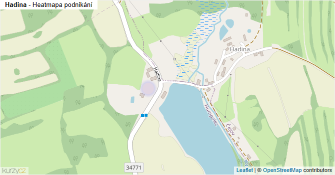 Hadina - mapa podnikání