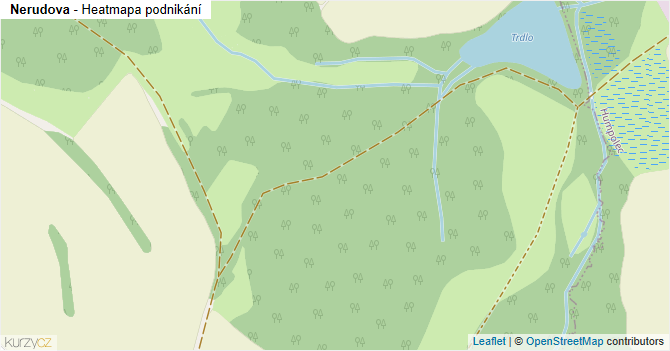 Nerudova - mapa podnikání
