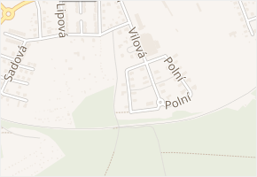 V Aleji v obci Humpolec - mapa ulice
