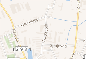 Závodí v obci Humpolec - mapa ulice