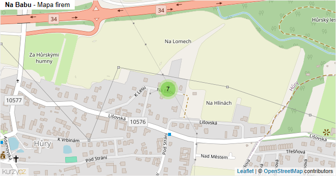 Na Babu - mapa firem