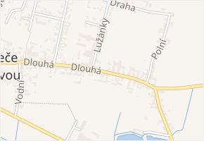 Dlouhá v obci Hustopeče nad Bečvou - mapa ulice