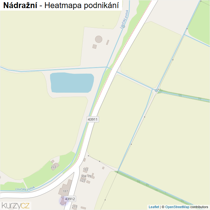 Mapa Nádražní - Firmy v ulici.