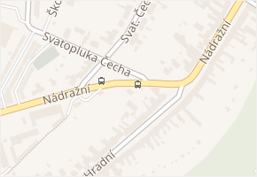 Nádražní v obci Hustopeče - mapa ulice