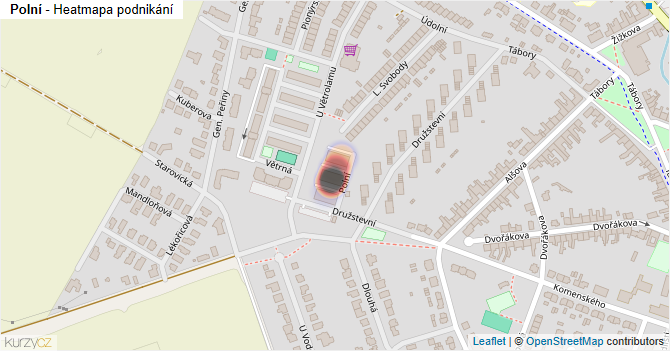 Polní - mapa podnikání