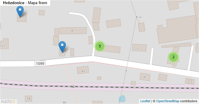 Hvězdonice - mapa firem