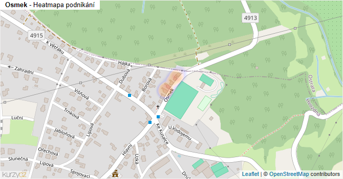Osmek - mapa podnikání