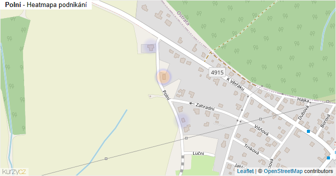 Polní - mapa podnikání