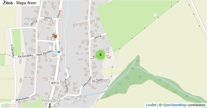 Žitná - mapa firem