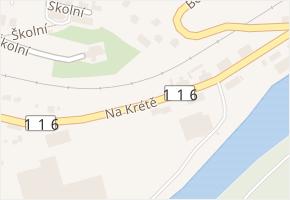 Na Krétě v obci Hýskov - mapa ulice