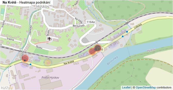 Na Krétě - mapa podnikání