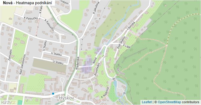 Nová - mapa podnikání