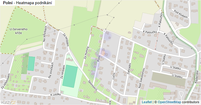 Polní - mapa podnikání