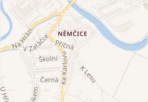 K Lesu v obci Ivančice - mapa ulice