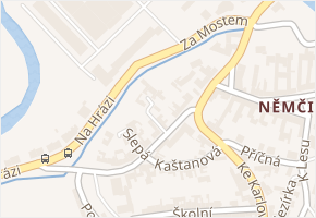 K Náhonu v obci Ivančice - mapa ulice