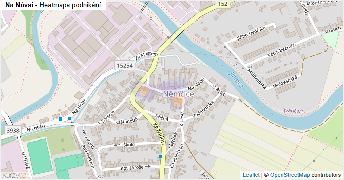 Na Návsi - mapa podnikání