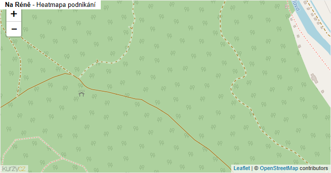 Na Réně - mapa podnikání