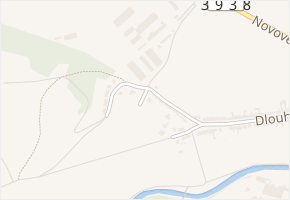 Široké Louky v obci Ivančice - mapa ulice