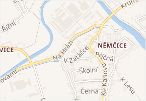 Slepá v obci Ivančice - mapa ulice