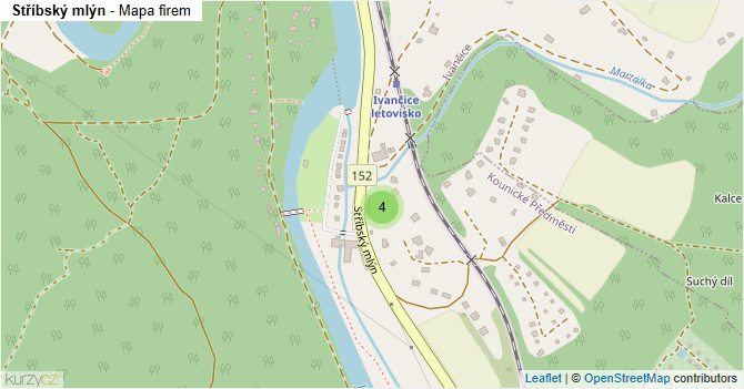Stříbský mlýn - mapa firem