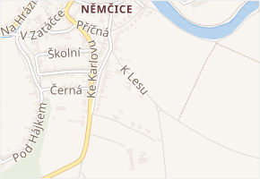 Trnová v obci Ivančice - mapa ulice