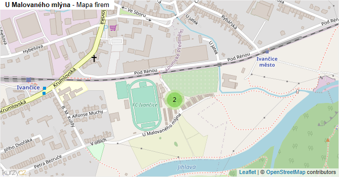 U Malovaného mlýna - mapa firem