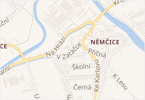 V Zatáčce v obci Ivančice - mapa ulice