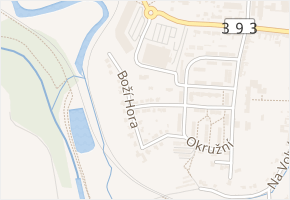 Vladimíra Menšíka v obci Ivančice - mapa ulice