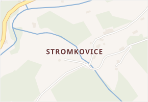 Stromkovice v obci Jablonec nad Jizerou - mapa části obce