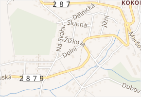 Dolní v obci Jablonec nad Nisou - mapa ulice