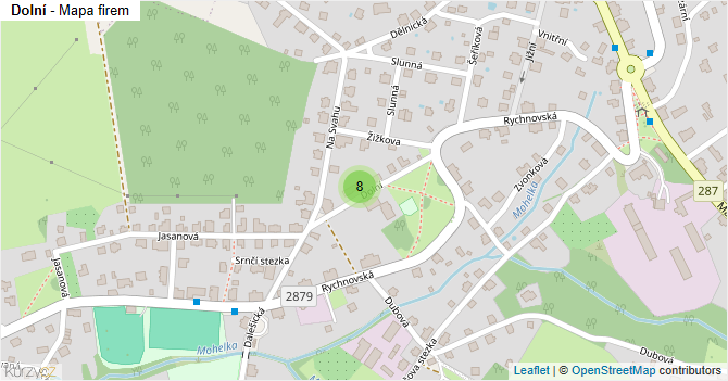 Dolní - mapa firem